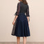 Kruger Long Dirndl 2pc 70cm "Marin" blue