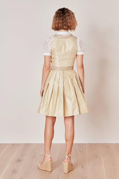 Kruger Donnatella Mini Dirndl, Yellow — 50cm 2pc Set