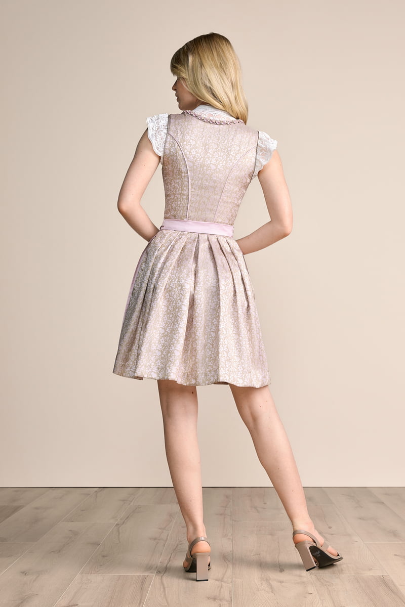 Kruger Bruni Mini Dirndl, Beige — 50cm 2pc Set