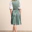 Kruger Midi Dirndl 2pcs. 60cm "Ariella" green