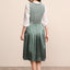 Kruger Long Dirndl 2pcs. 70cm "Ariella" green