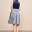 Kruger Midi Dirndl 2pcs. 60cm "Joelina" blue