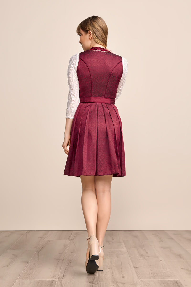 Kruger Mini Dirndl 2pc 50cm "Dafna" red