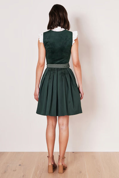 Kruger Alisha Mini Dirndl, Green — 50cm 2pc Set