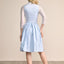 Kruger Midi Dirndl 2pcs. 60cm "Alisha" light blue