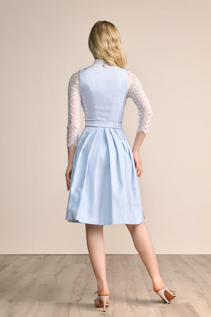 Kruger Alisha Midi Dirndl, Light Blue — 60cm 2pc Set