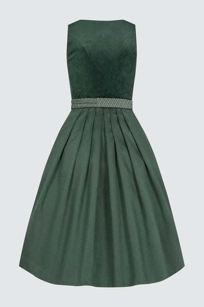 Kruger Long Dirndl 2pcs. 70cm "Alisha" green