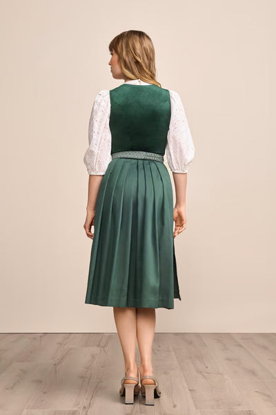 Kruger Long Dirndl 2pcs. 70cm "Alisha" green