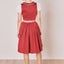 Kruger Midi Dirndl 2pcs. 60cm "Ulrika" red