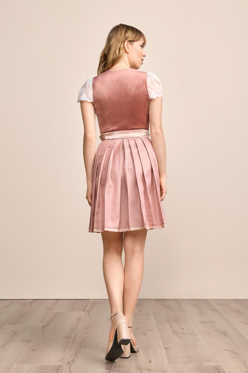 Kruger Mini Dirndl 2pcs. 50cm "Dena" red