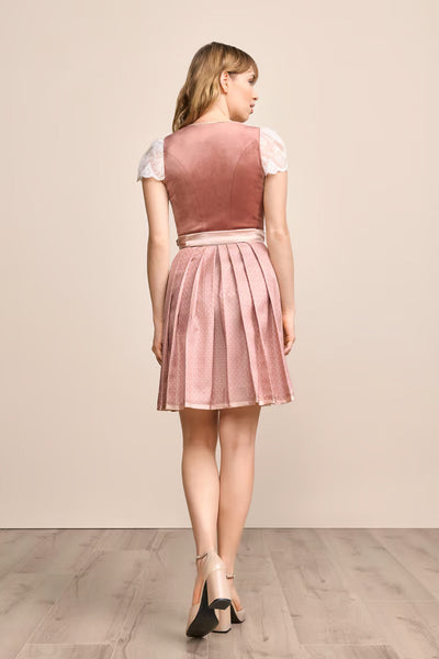 Kruger Mini Dirndl 2pcs. 50cm "Dena" red