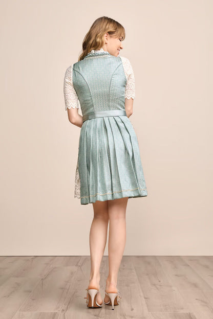 Kruger Mini Dirndl 2pcs. 50cm "Lilinoe" turquoise