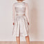 Kruger Midi Dirndl 2pcs. 60cm "Nemi" beige
