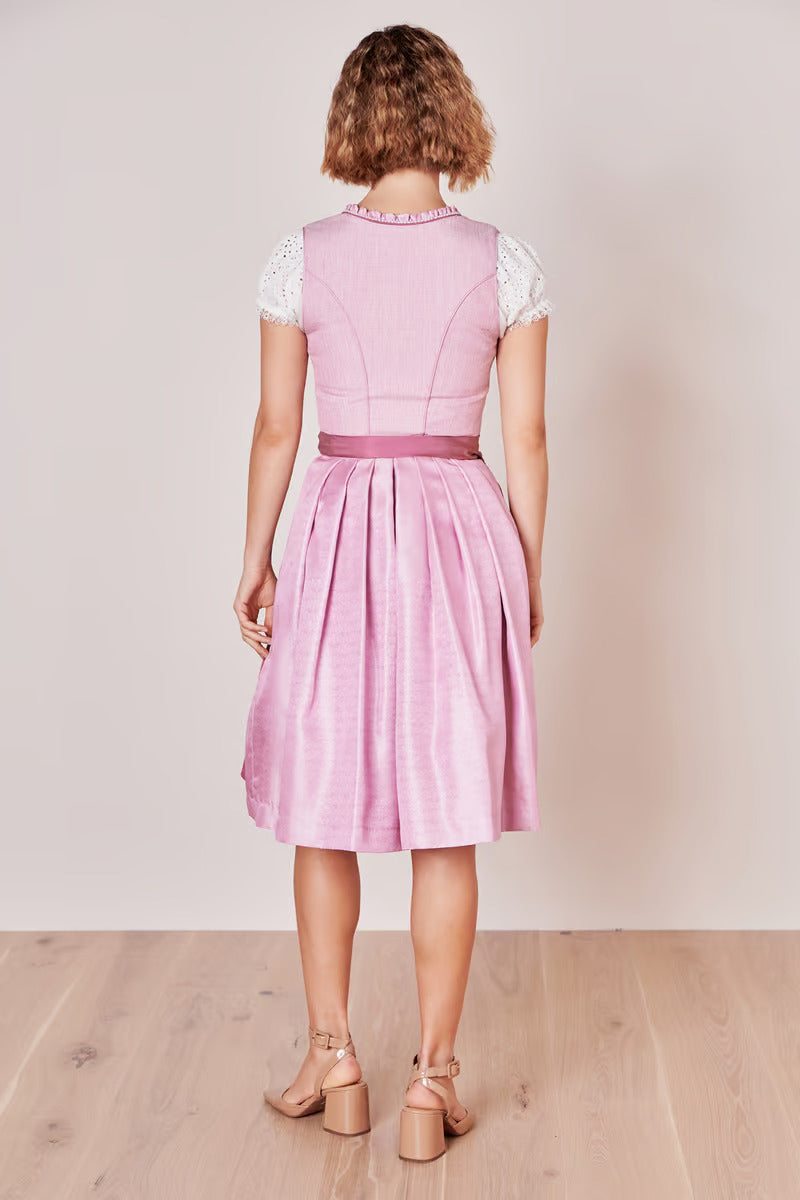 Kruger Mini Dirndl 2pcs. 60cm "Ramina" pink