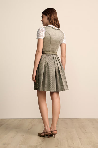 Kruger Aysha Mini Dirndl, Green — 50cm 2pc Set