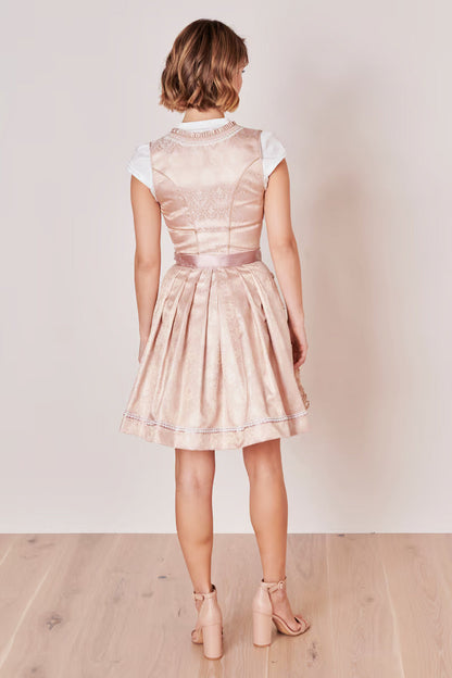 Kruger Mini Dirndl 2pcs. 50cm "Kailia" pink (38)
