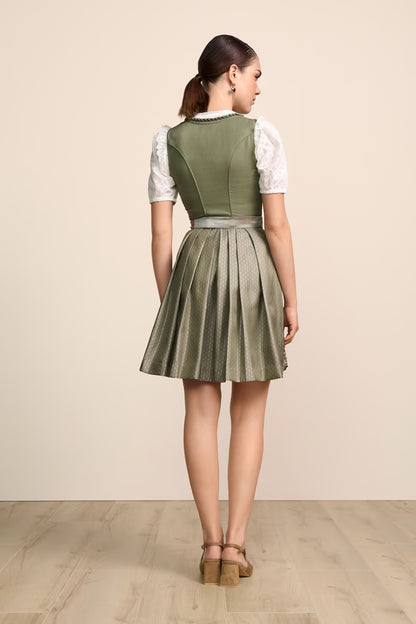 Kruger Malana Mini Dirndl, Green — 50cm 2pc Set
