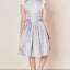 Kruger Midi Dirndl 2pcs. 60cm "Karlotta" blue