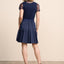 Kruger Mini Dirndl 2pcs. 50cm "Evi" blue