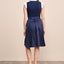Kruger Midi Dirndl 2pcs. 60cm "Evi" blue (46,48)