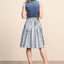 Kruger Midi Dirndl 2pcs. 60cm "Shirley" blue