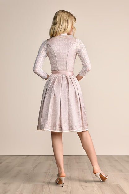 Kruger Lunie Midi Dirndl, Pink — 60cm 2pc Set