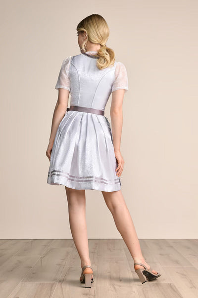 Kruger Mini Dirndl 2pcs. 50cm "Macie" grey (size 36)