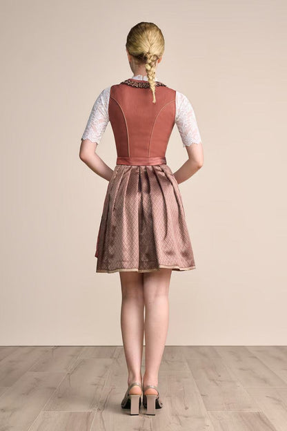 Kruger Marielle Mini Dirndl, Red — 50cm 2pc Set