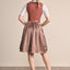 Kruger Midi Dirndl 2pcs. 60cm "Marielle" red