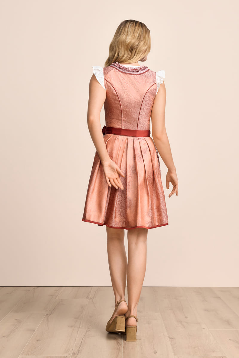 Kruger Amarena Mini Dirndl, Orange — 50cm 2pc Set