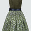 Kruger Midi Dirndl 2pcs. 60cm "Como" green (size 46)