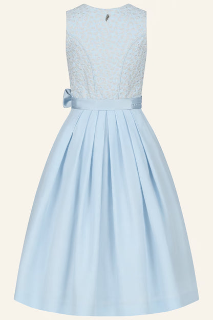 Kruger Long Dirndl 2pcs. 70cm "Soreya" blue