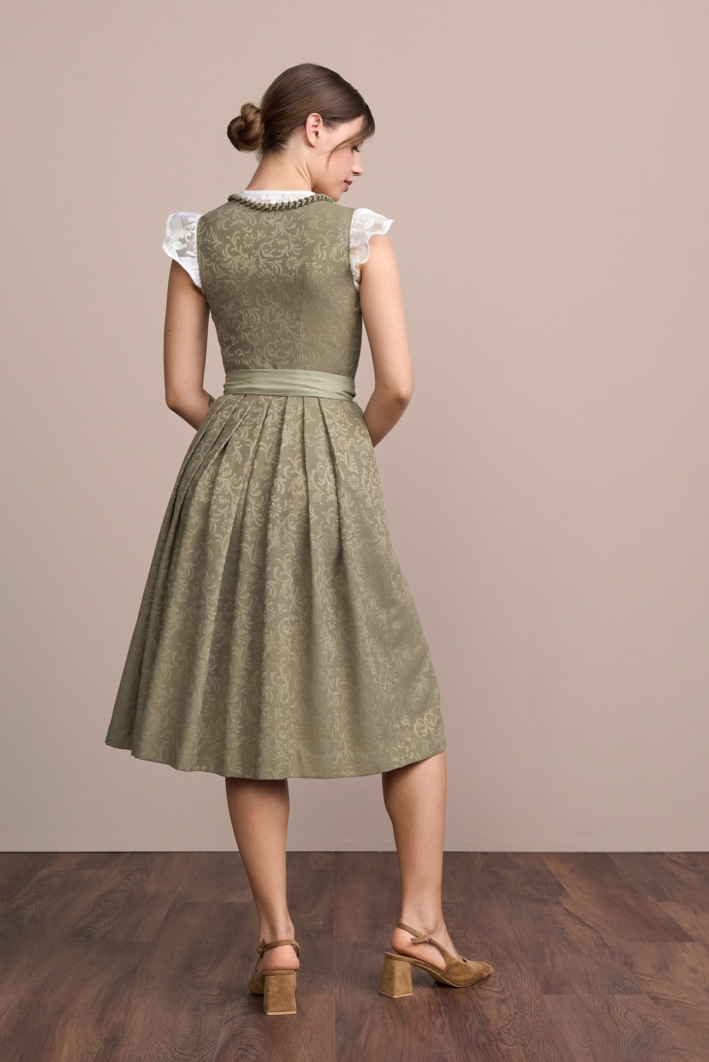 Julia Trentini Alwine Dirndl, Green — 70cm Long