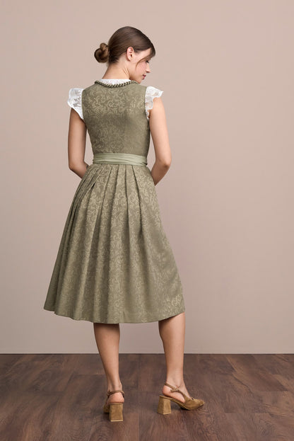 Julia Trentini Alwine Dirndl, Green — 70cm Long
