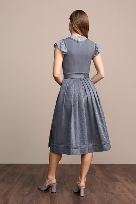 Julia Trentini Fenna Dirndl, Blue — 70cm Long