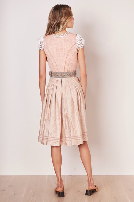 Julia Trentini Marta Dirndl, Rose — 60cm Midi