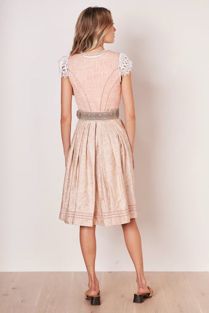 Julia Trentini Marta Dirndl, Rose — 60cm Midi