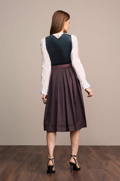 Julia Trentini Enid Dirndl, Blue — 70cm Long