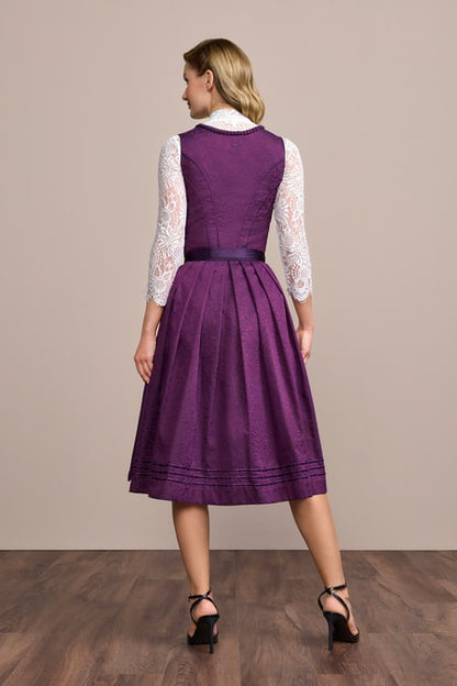 Julia Trentini Gesina Dirndl, Purple — 70cm Long