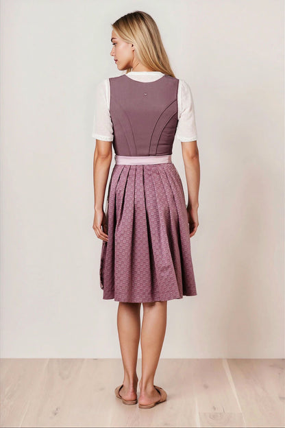 Julia Trentini Laura Midi Dirndl, Purple — 60cm