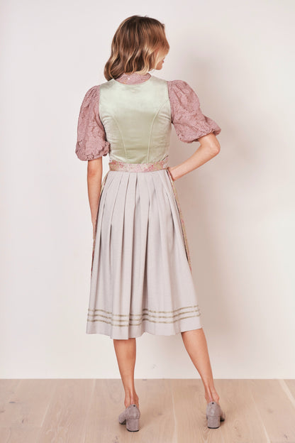 Julia Trentini Alica Dirndl, Green — 70cm Long