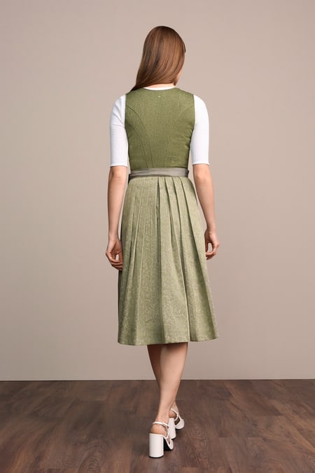 Julia Trentini Talia Dirndl, Olive — 70cm Long