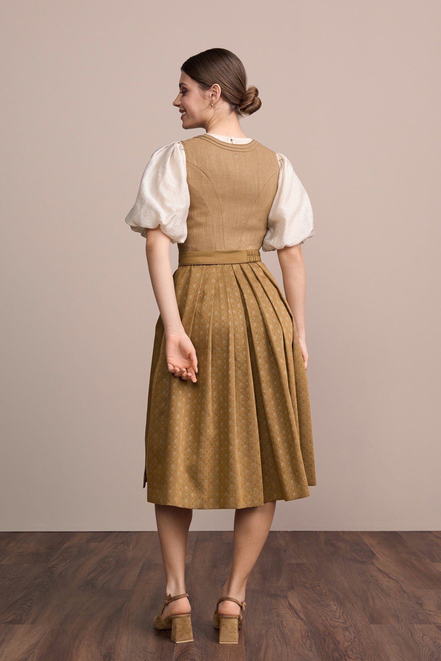 Julia Trentini Ilena Dirndl, Yellow — 70cm Long