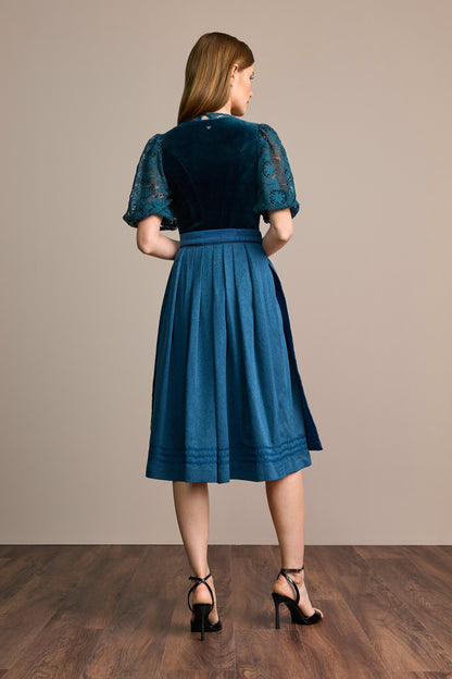 Julia Trentini Annelie Dirndl, Blue — 70cm Long