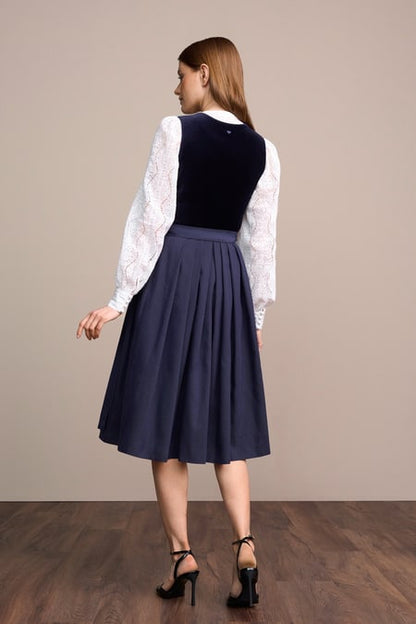 Julia Trentini Yara Dirndl, Blue — 70cm Long