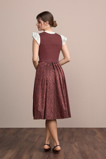 Julia Trentini Norelia Dirndl, Red — 70cm Long