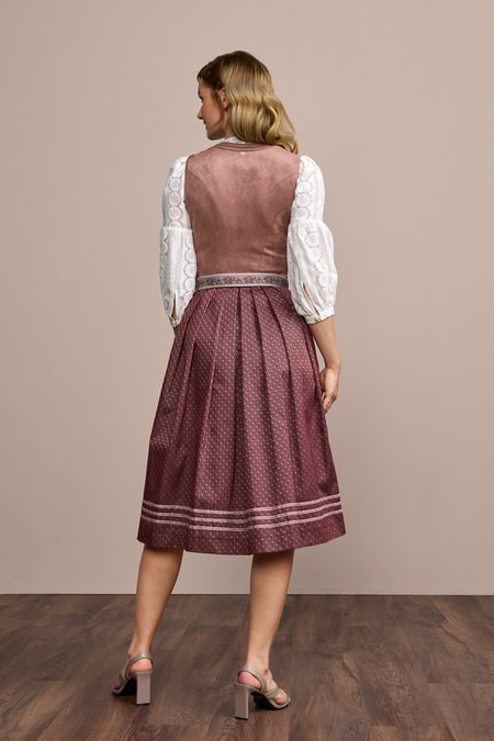 Julia Trentini Zoe Dirndl, Rose — 70cm Long