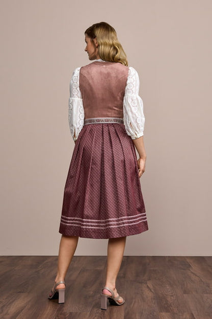 Julia Trentini Zoe Dirndl, Rose — 70cm Long