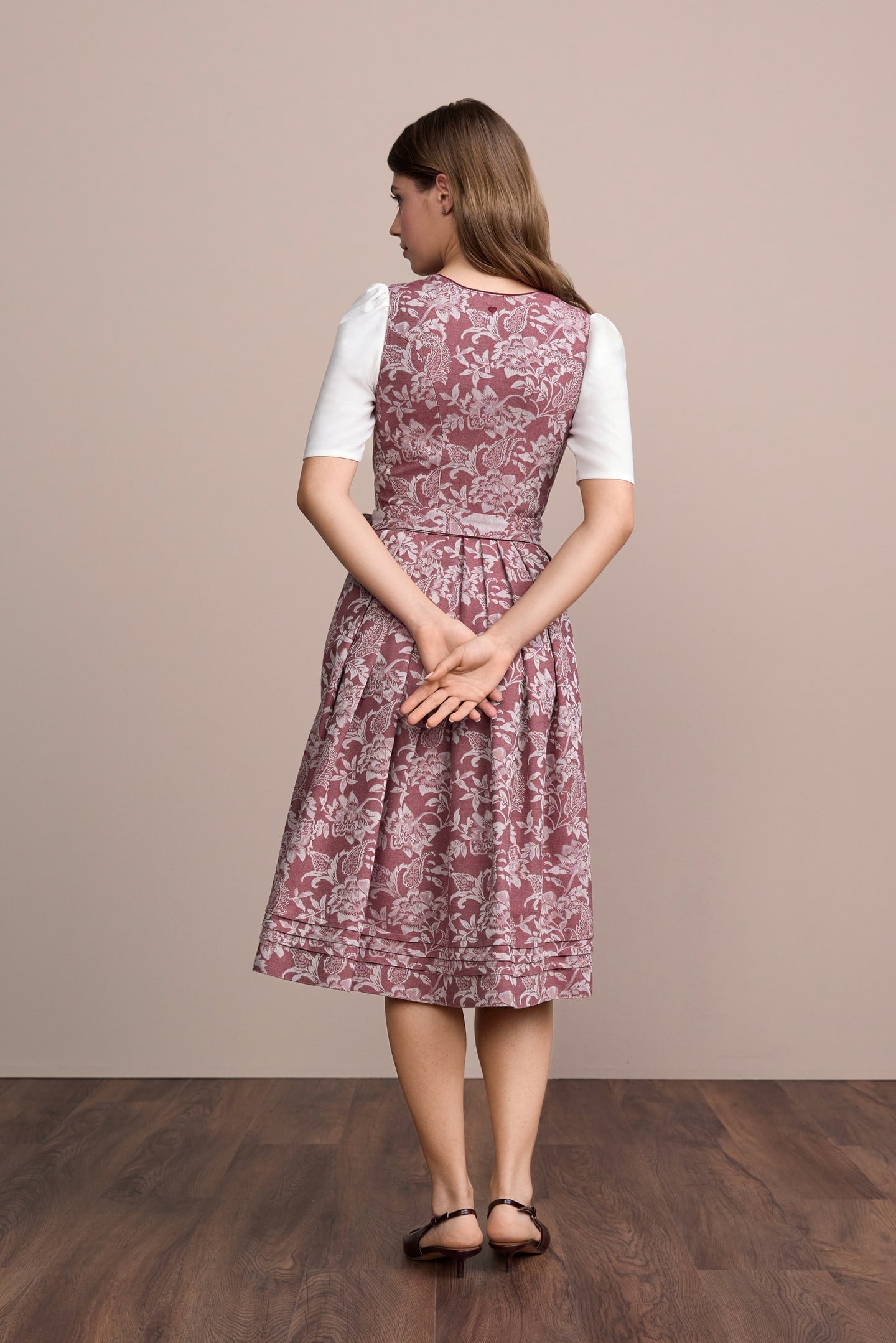 Julia Trentini Virella Dirndl, Red — 70cm Long