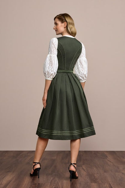 Julia Trentini Erica Dirndl, Green — 70cm Long